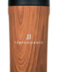 JJ Performance Commuter Cup SPILL-PROOF INSULATED TRAVEL COFFEE MUG Walnut Wood