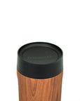 JJ Performance Commuter Cup SPILL-PROOF INSULATED TRAVEL COFFEE MUG Walnut Wood