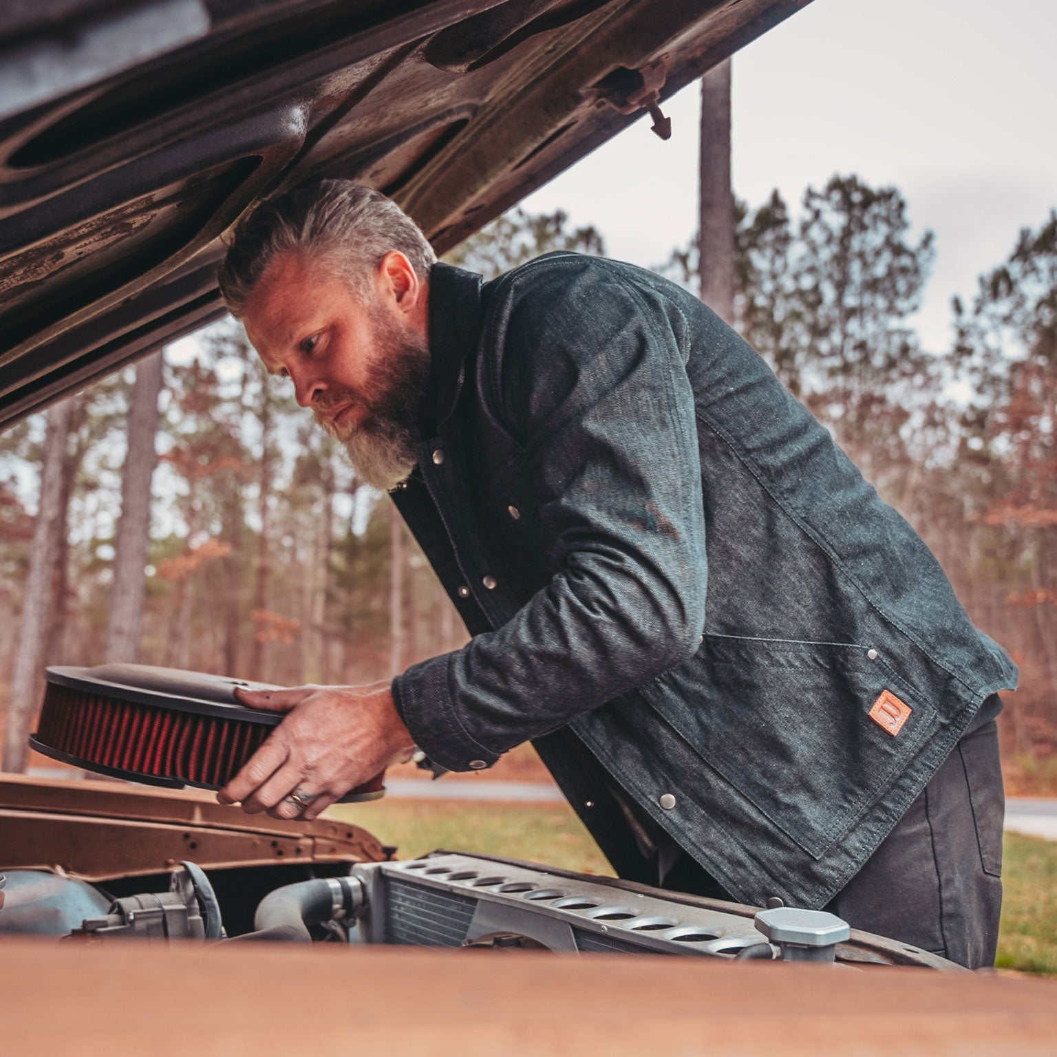 JJ All Day Chore Jacket - Raw Denim