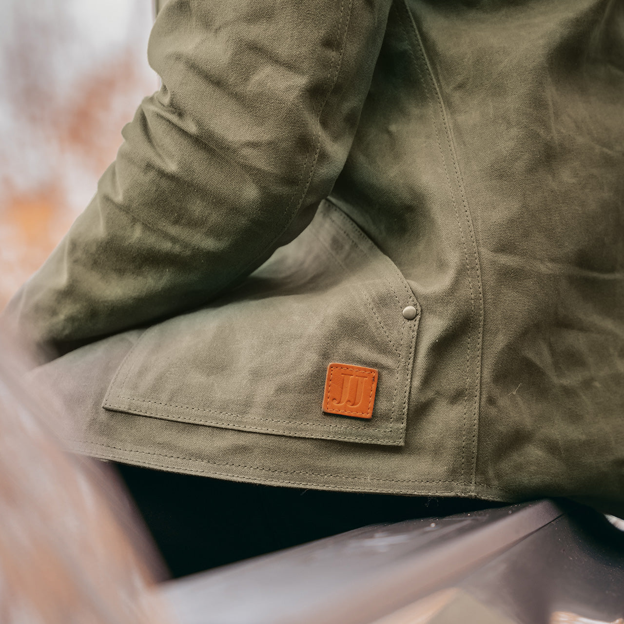 JJ All Day Chore Jacket - Green Waxed Canvas