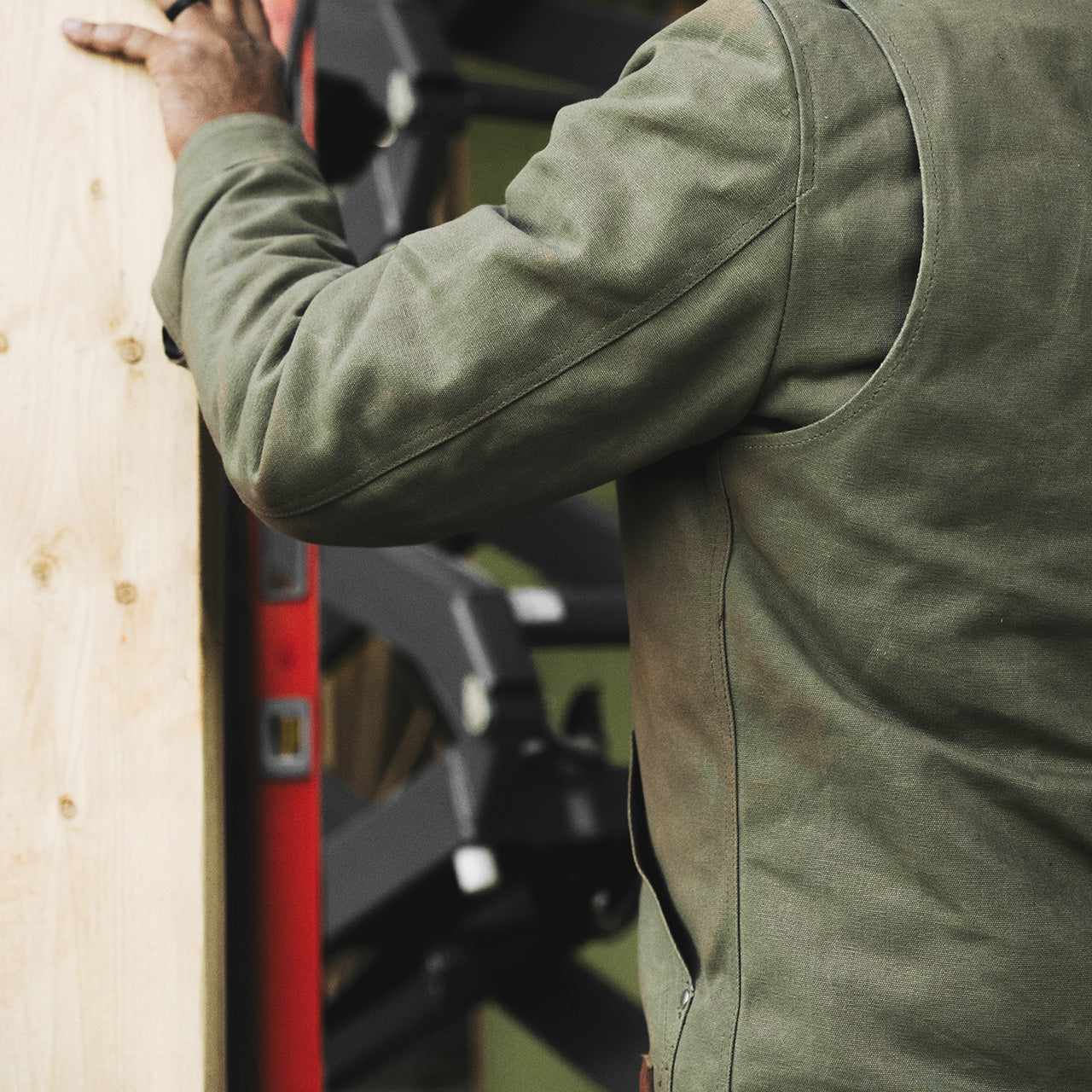 JJ All Day Chore Jacket - Green Waxed Canvas