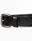 JJ Performance Leather Belt - Gloss Black