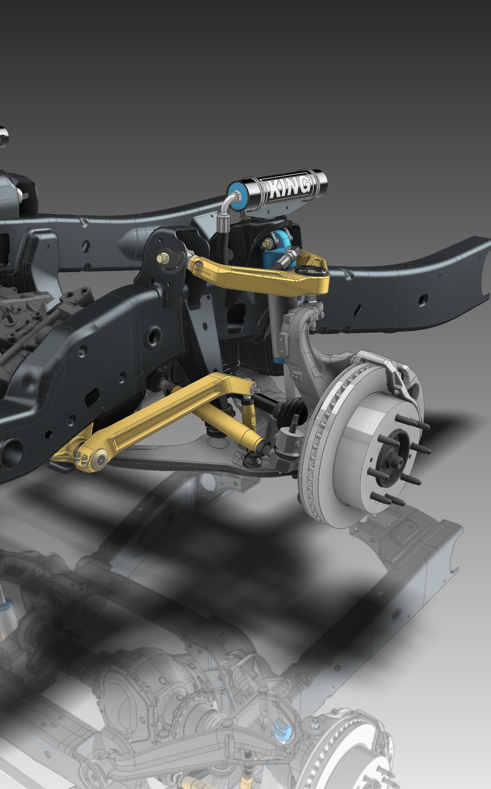 Kibbetech 2011-2019/2020+ Billet UCA for leveling kit