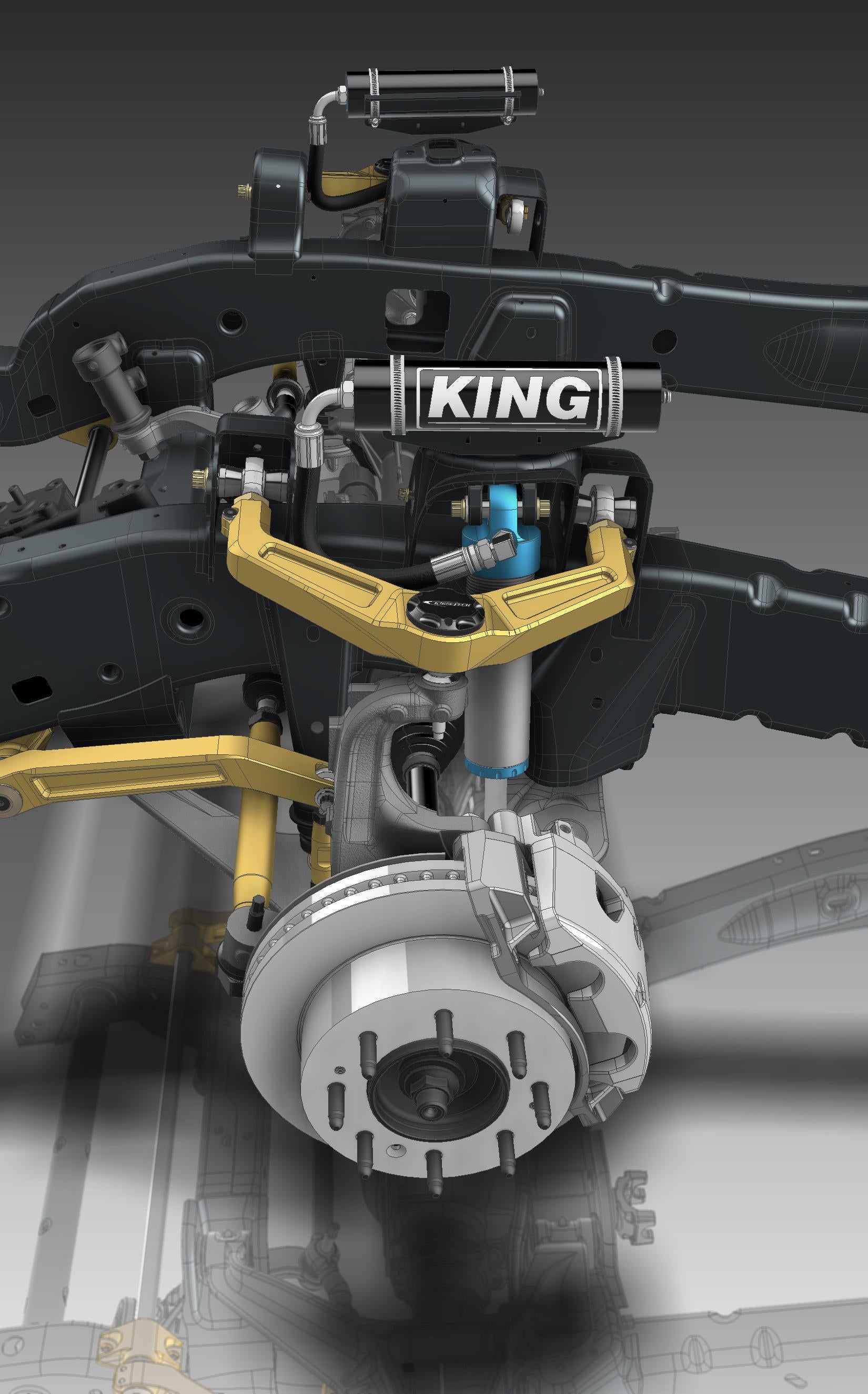 Kibbetech 2011-2019/2020+ Billet UCA for leveling kit