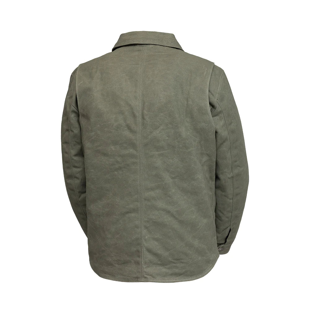 JJ All Day Chore Jacket - Green Waxed Canvas