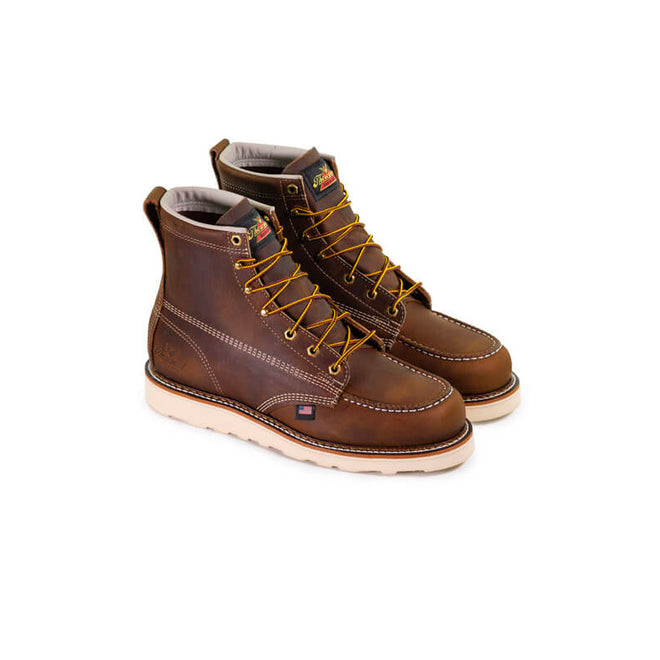 AMERICAN HERITAGE – 6″ TRAIL CRAZY HORSE MOC TOE – MAXWEAR WEDGE™ STYLE #814-4203