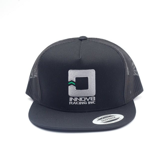 Innov8 BLACK Snapback Mesh Trucker Hat