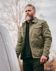 JJ All Day Chore Jacket - Green Waxed Canvas