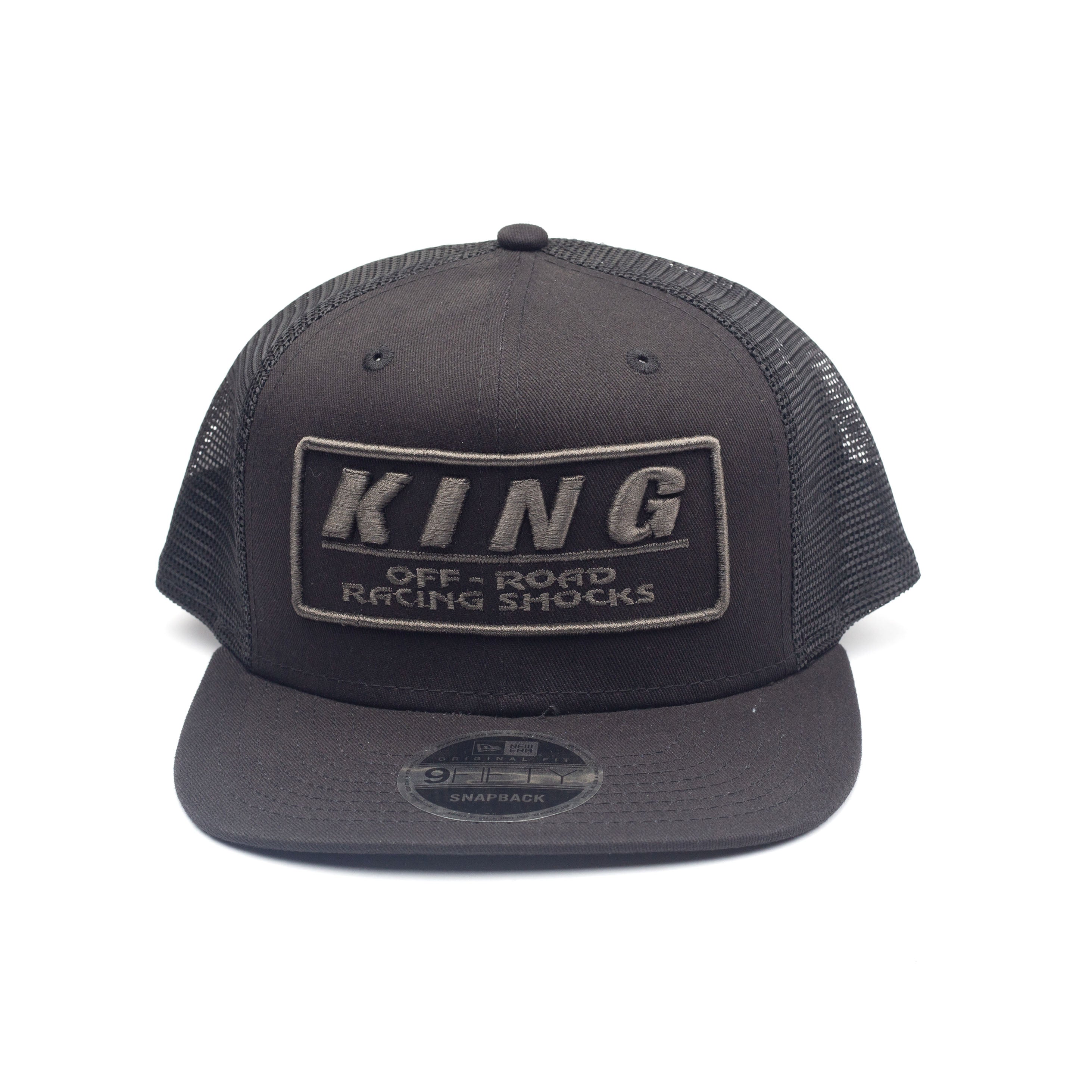 King Shocks 9FIFTY BLACK CHROME Snapback Cap (Trucker) JJ Performance