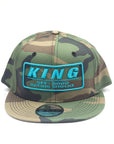 King Shocks 9FIFTY CAMO AQUA Cap (CAMO Snapback)