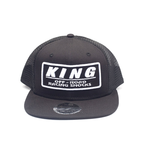King Shocks 9FIFTY WHITE Snapback Cap (Trucker)