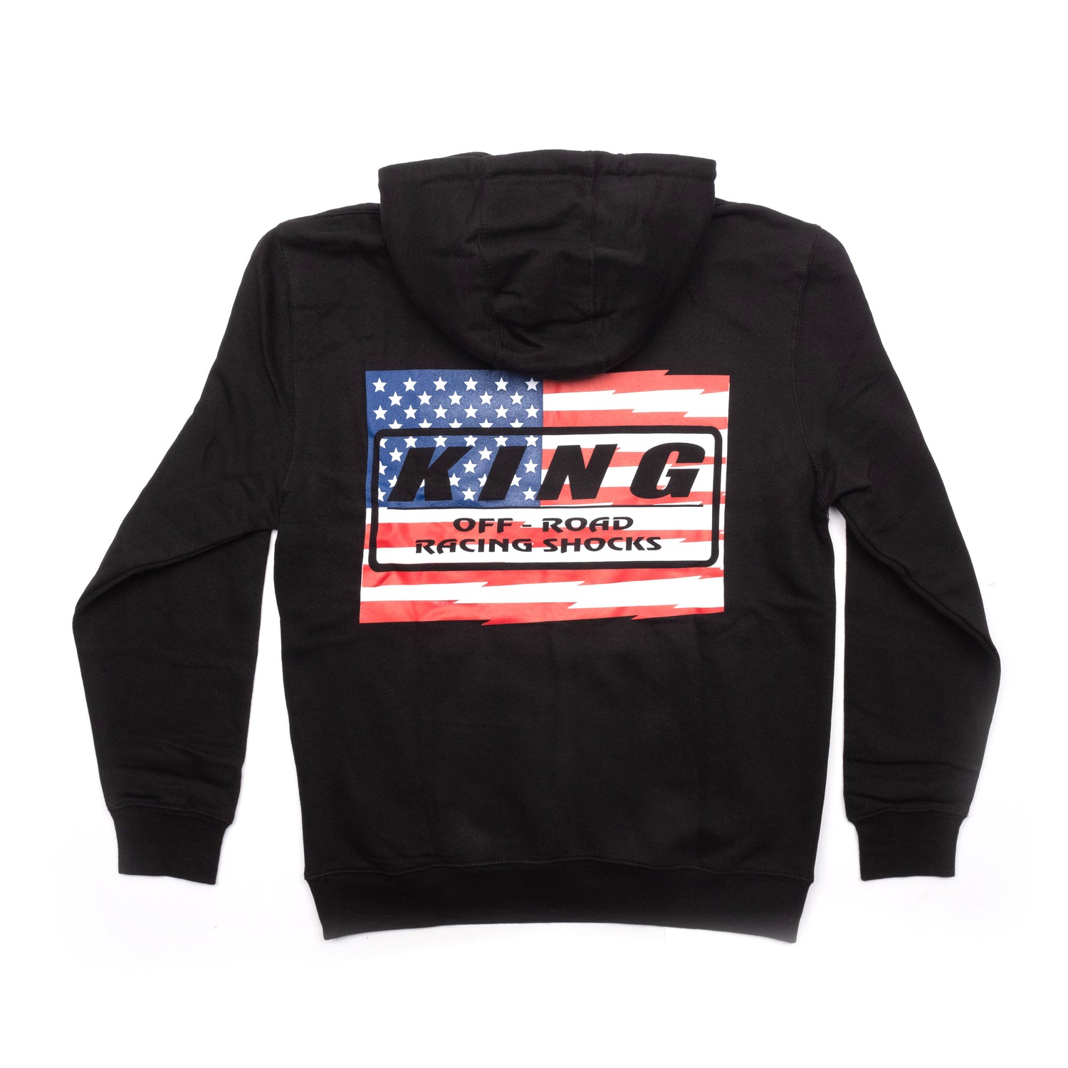 King Shocks American Flag Pullover Hoodie JJ Performance