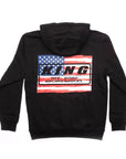 King Shocks American Flag Pullover Hoodie