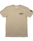 King Shocks Army Green Crew Tee Black Logo