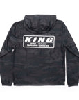 King Shocks BLACK CAMO Lightweight Windbreaker