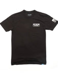 King Shocks Black CVC Crew Tee w/ White Logo