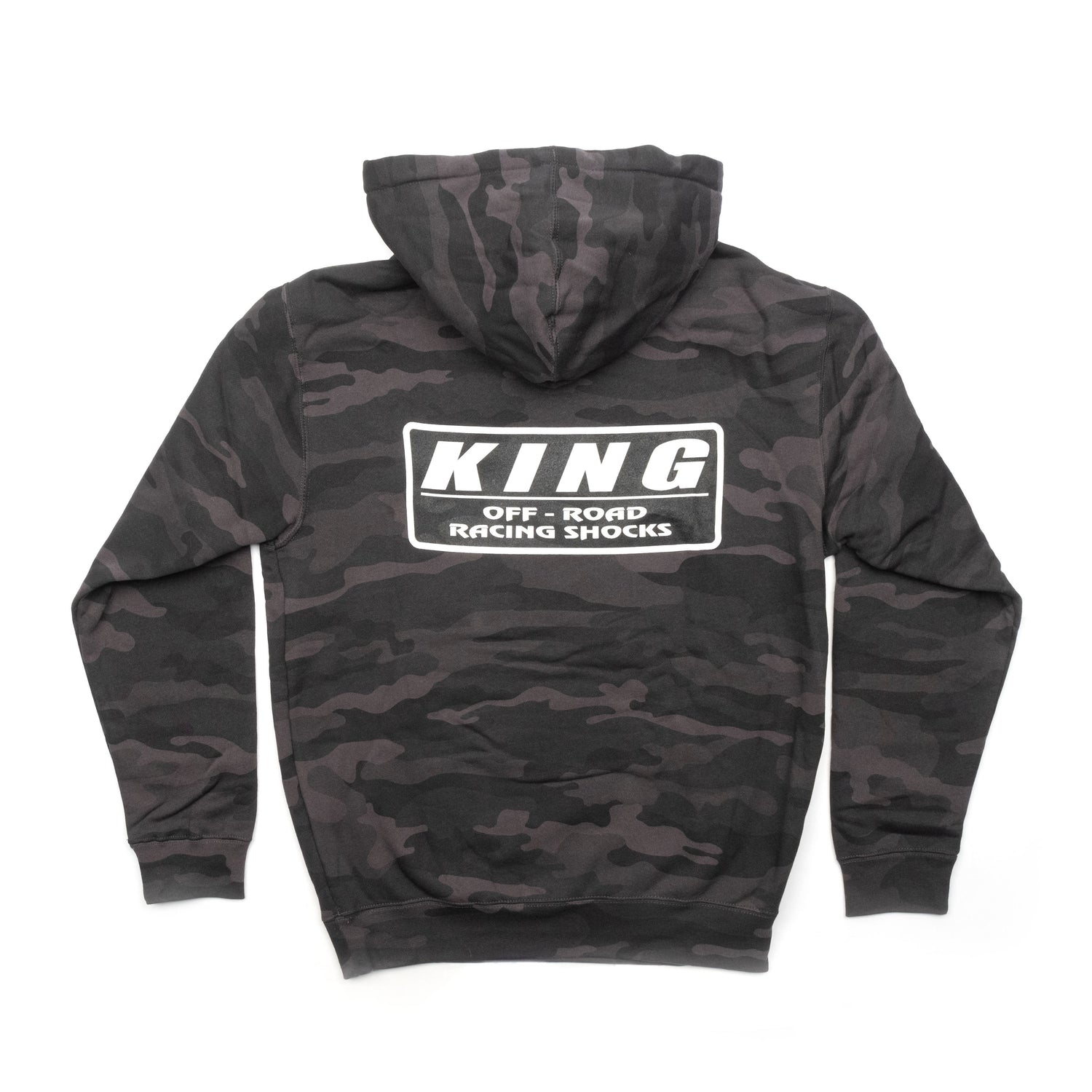 King Shocks Black Camo Pullover Hoodie JJ Performance