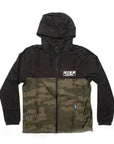 King Shocks Black Top / Camo Bottom Lightweight Windbreaker