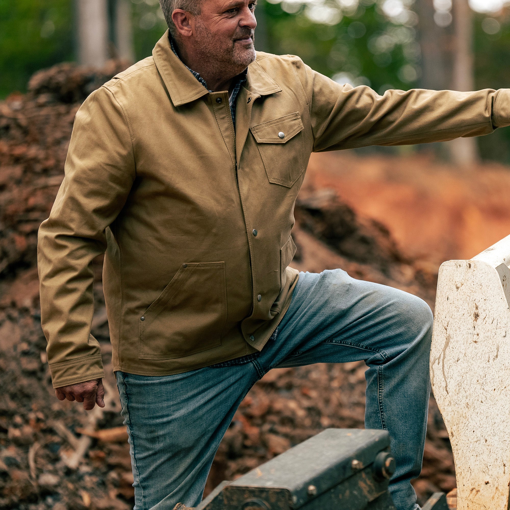 JJ All Day Chore Jacket - Sand Canvas – JJ Performance