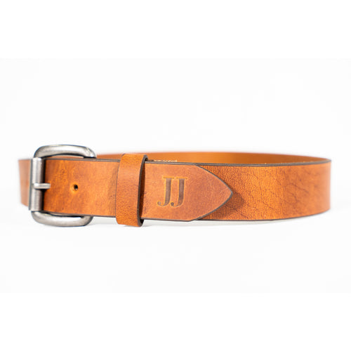 JJ Performance Leather Belt - Brown