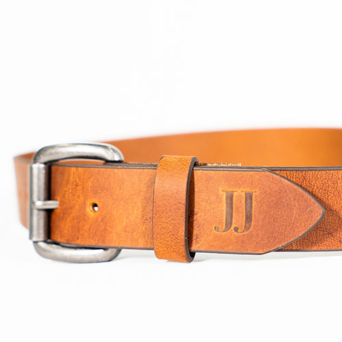 JJ Performance Leather Belt - Brown