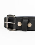 JJ Performance Leather Belt - Matte Black