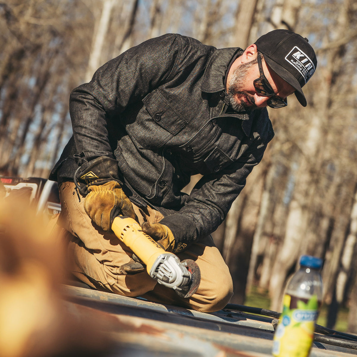 JJ Signature Work Jacket - Raw Denim – JJ Performance
