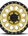 MR315, 17x8.5, 0mm Offset, 6x135, 87mm Centerbore, Gold - Black Lip