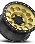 MR315, 17x8.5, 0mm Offset, 6x135, 87mm Centerbore, Gold - Black Lip