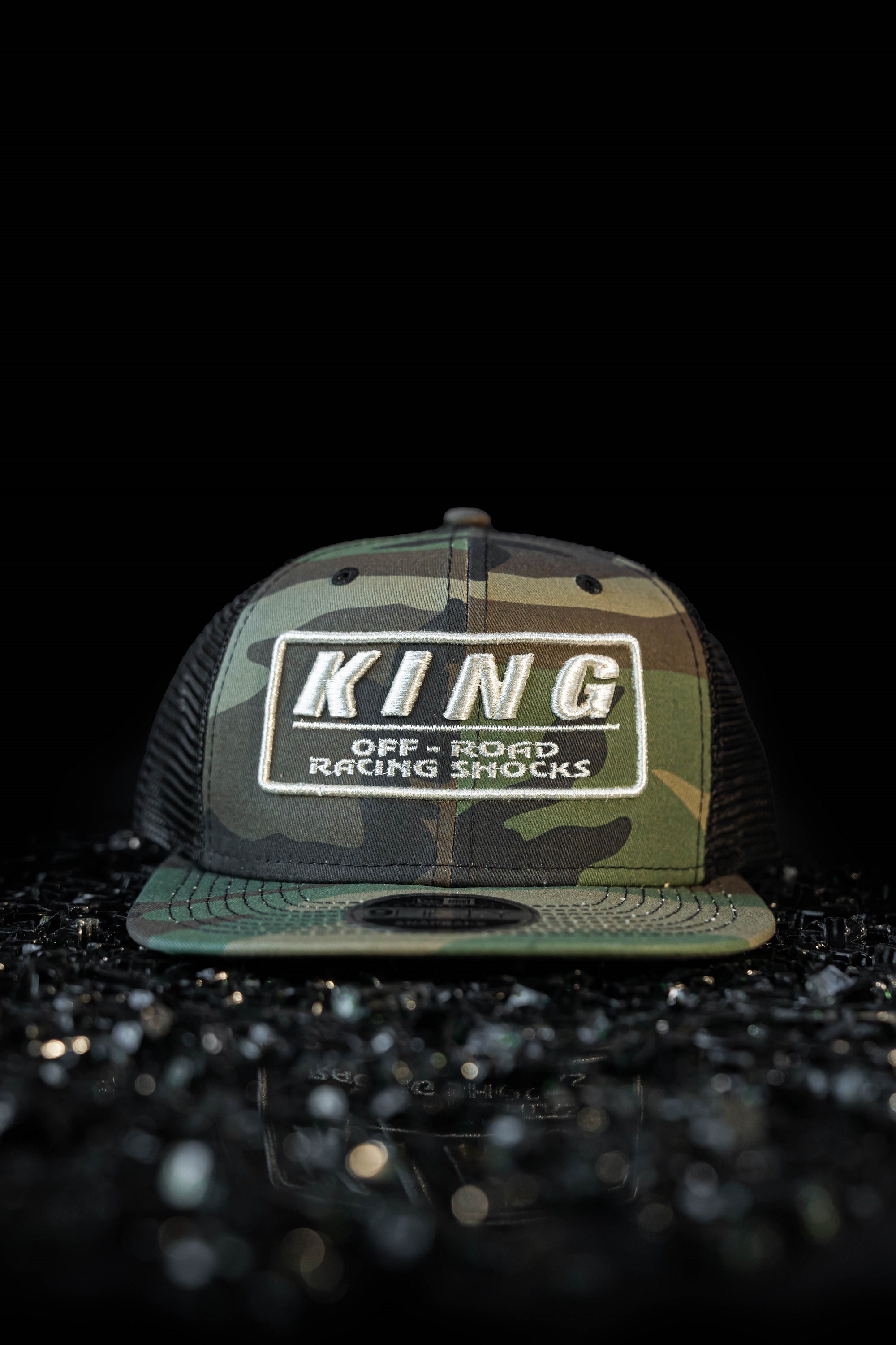 King Shocks 9FIFTY CAMO SILVER Snapback Cap (CAMO Trucker)