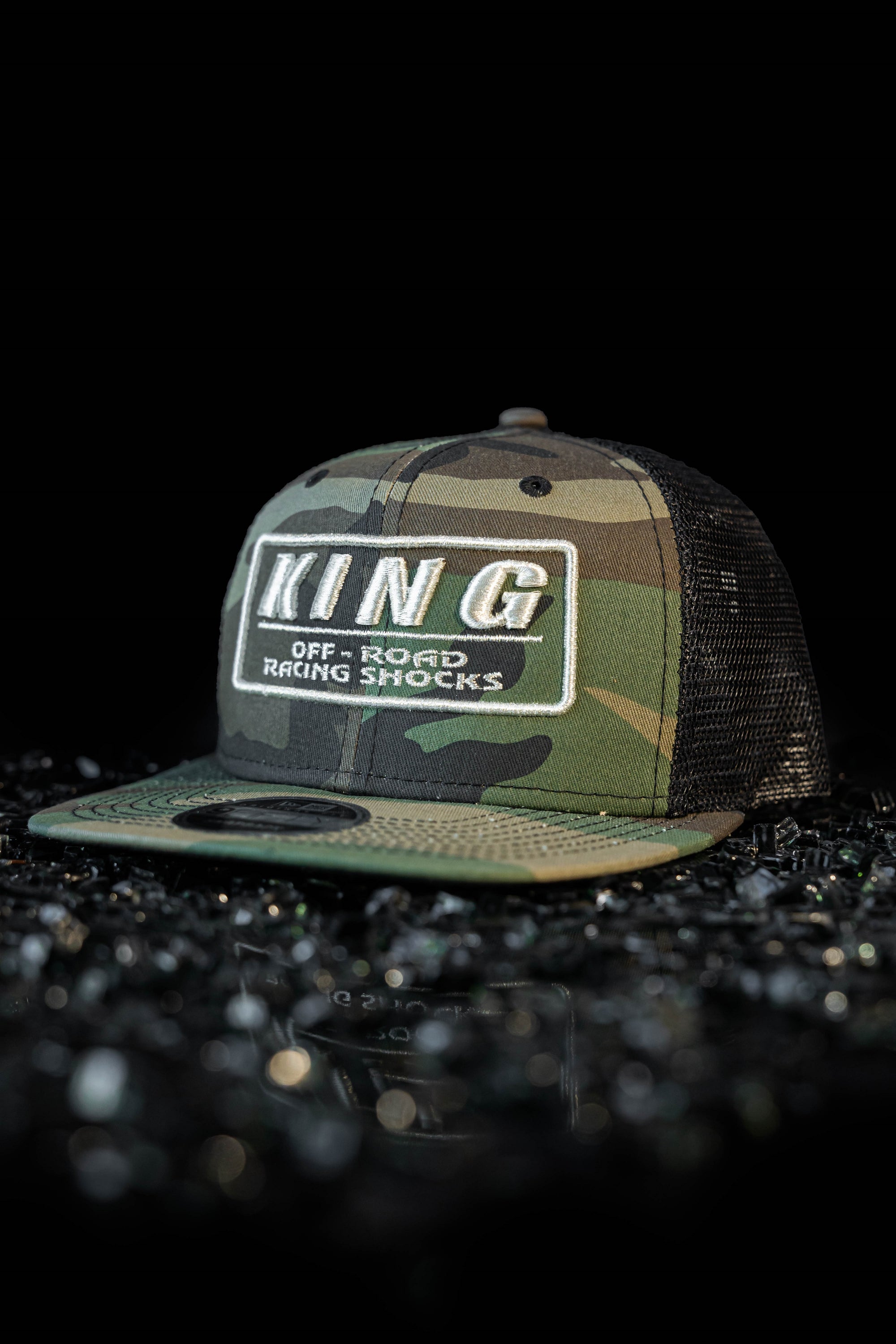 King Shocks 9FIFTY CAMO SILVER Snapback Cap (CAMO Trucker)