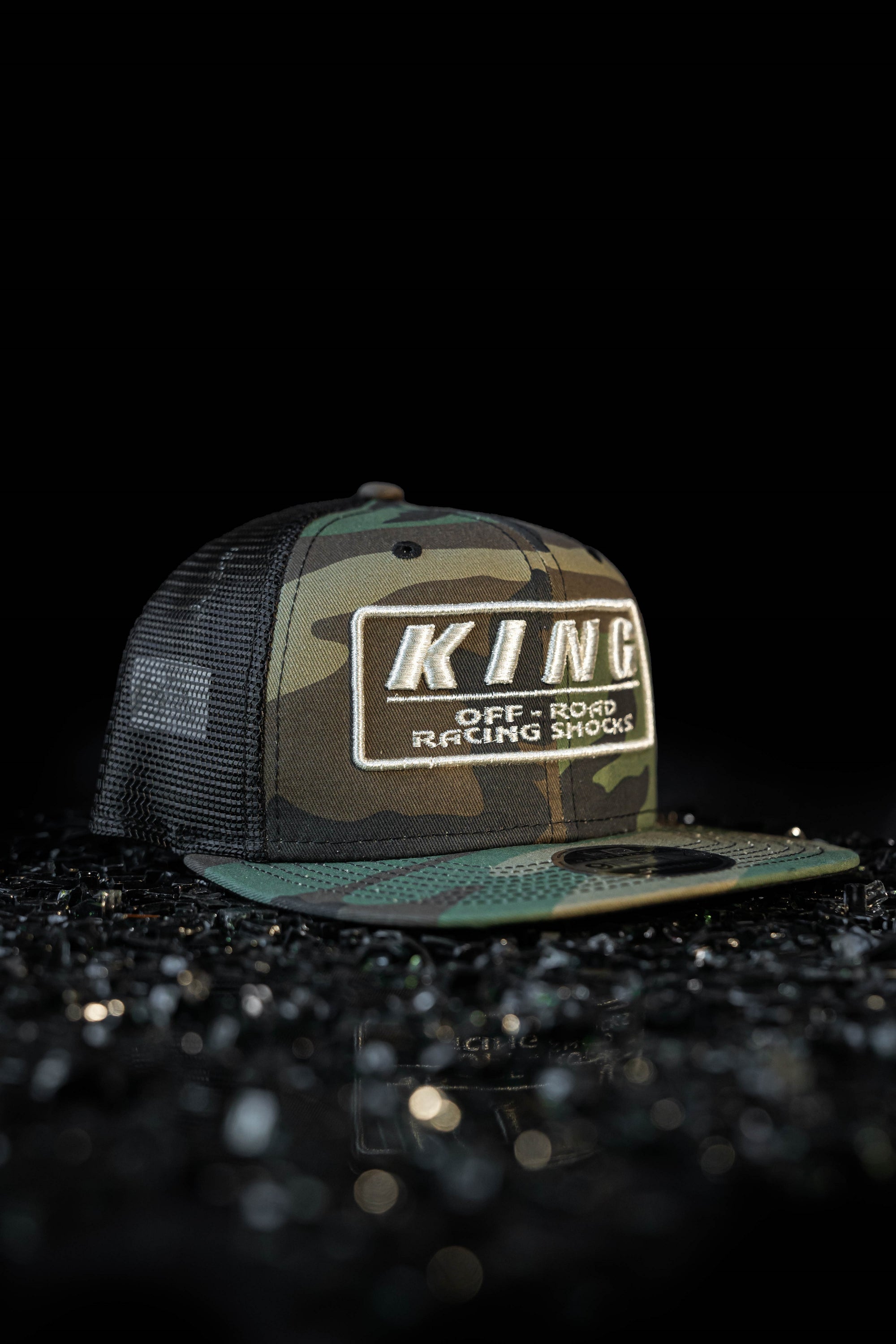 King Shocks 9FIFTY CAMO SILVER Snapback Cap (CAMO Trucker)