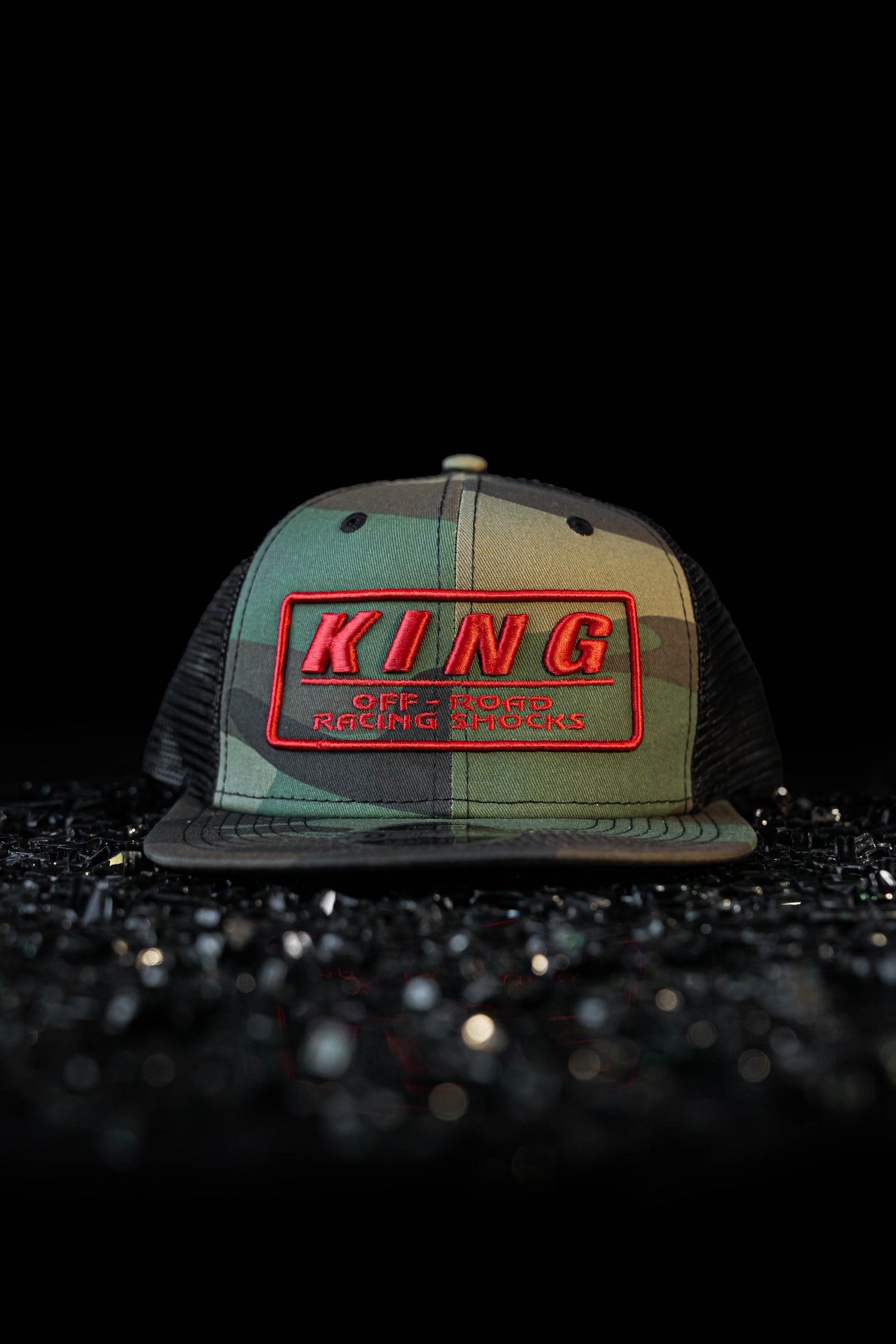 King Shocks 9FIFTY CAMO RED Snapback Cap (CAMO Trucker) – JJ Performance