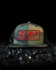 King Shocks 9FIFTY CAMO RED Snapback Cap (CAMO Trucker)