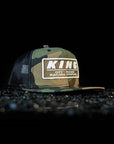 King Shocks 9FIFTY CAMO WHITE Snapback Cap (CAMO Trucker)