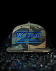 King Shocks 9FIFTY CAMO BLUE Snapback Cap (CAMO Trucker)