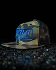 King Shocks 9FIFTY CAMO BLUE Snapback Cap (CAMO Trucker)