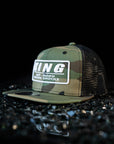 King Shocks 9FIFTY CAMO WHITE Snapback Cap (CAMO Trucker)