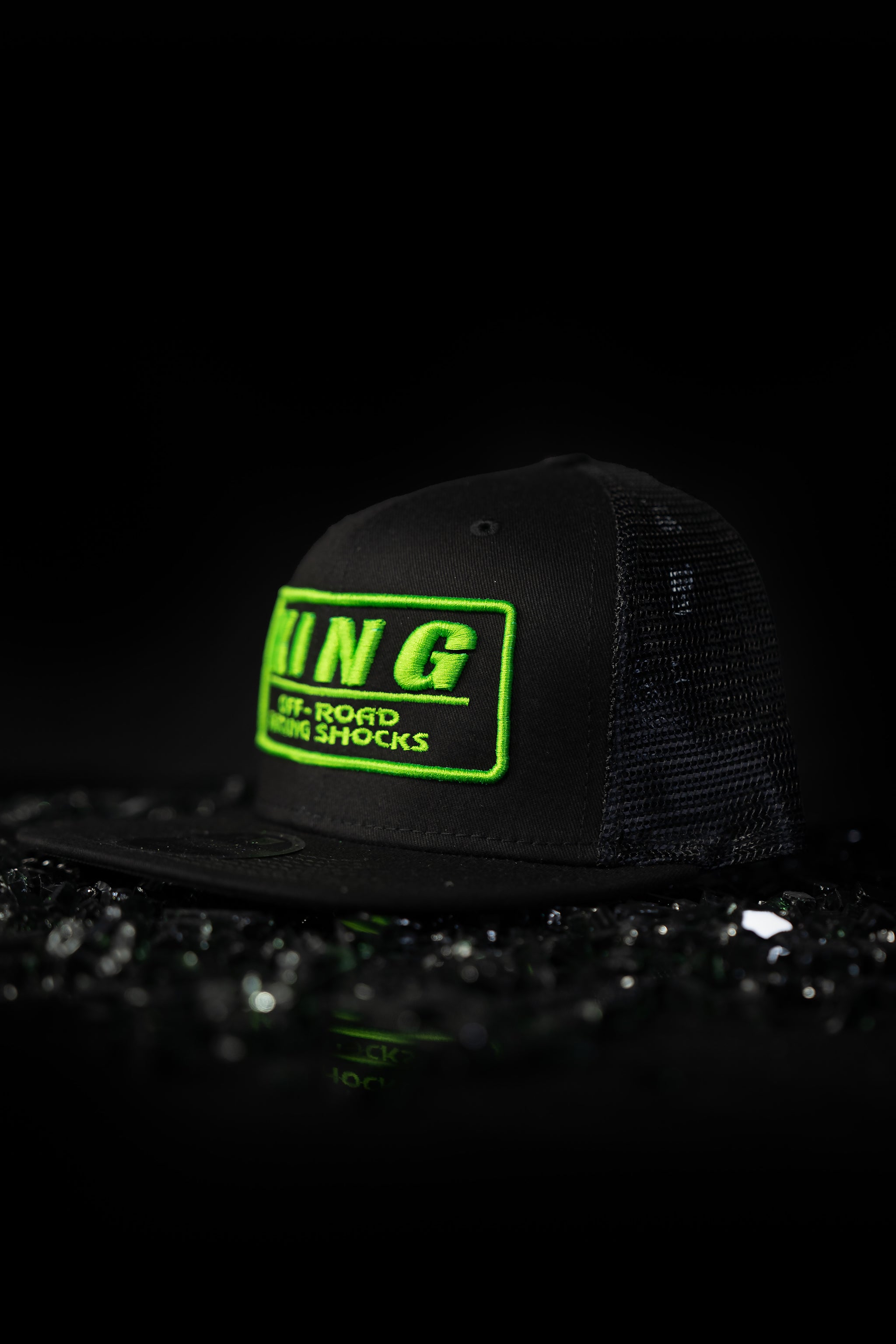 King Shocks 9FIFTY GREEN Snapback Cap (Trucker) JJ Performance