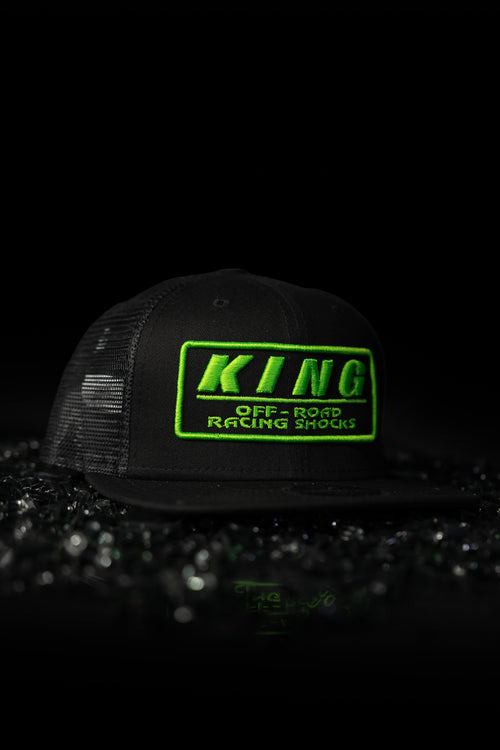 King Shocks 9FIFTY GREEN Snapback Cap (Trucker)
