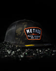 Method Bolt Patch Snapback Trucker Hat, Dark Camo