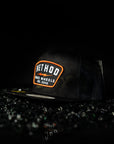 Method Bolt Patch Snapback Trucker Hat, Dark Camo