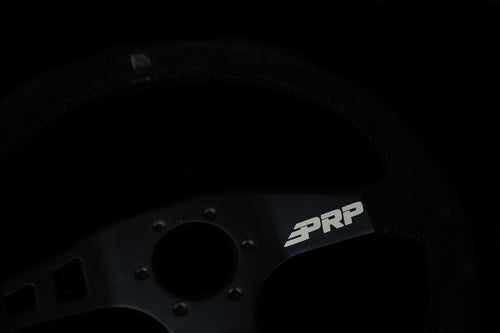 PRP Flat Steering Wheel - Black Suede