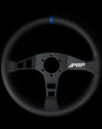 PRP Flat Steering Wheel - Blue Leather